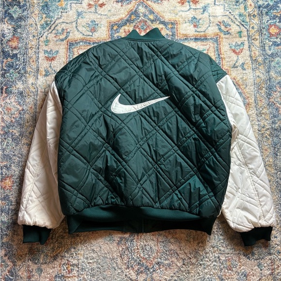 Nike Other - Vintage Nike Quilted Reversible Big Logo Jacket Size XL